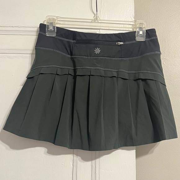 Athleta Runaround Skort Tennis Skirt Charcoal Gray XS - Picture 5 of 9